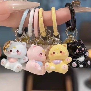 Móc khóa mèo động vật dễ thương - Túi Kawaii Mặt dây chuyền ô tô dành cho nữ