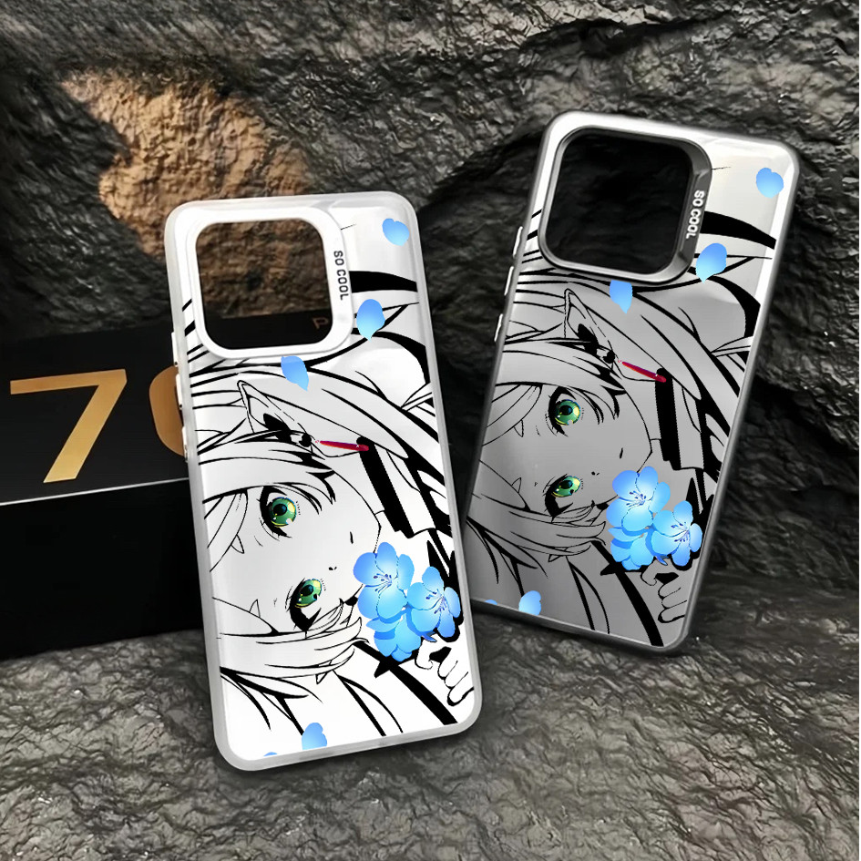 Dành cho Redmi Turbo 5 Max Turbo 4 Pro ‌Ốp điện thoại K90 K80 K70 POCO X8 X7 Pro X6 F8 F7 F6 Pro F5 Anime FRIEREN Vỏ điện thoại cho Redmi Note 14 Pro 13 12 Vỏ POCO chống sốc Vỏ Redmi