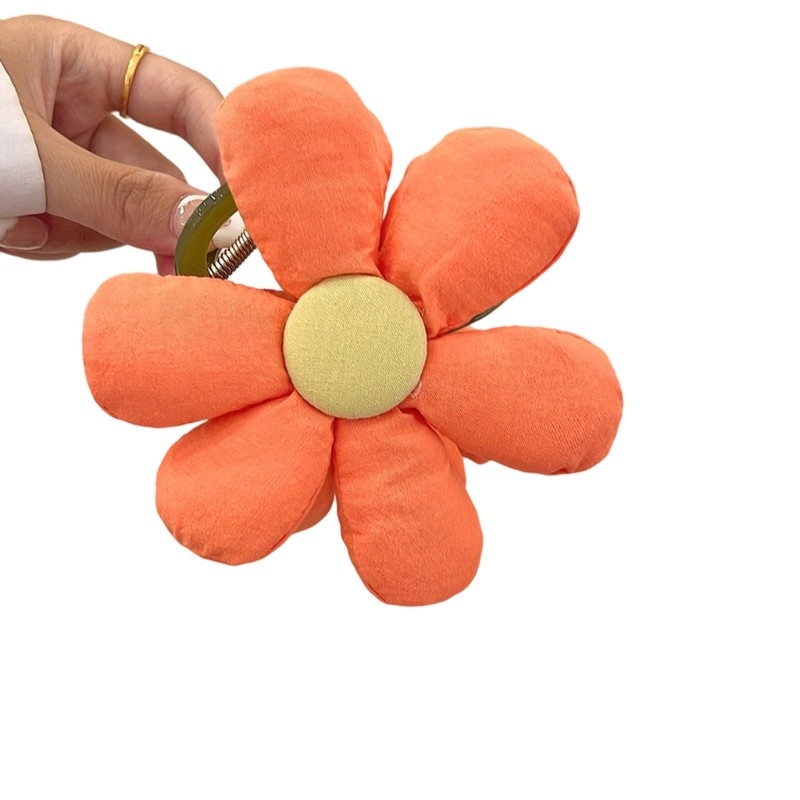 Kẹp tóc hoa tinh tế và hoạt hình Cinnam - Khóa an toàn, phù hợp cho tóc đuôi ngựa