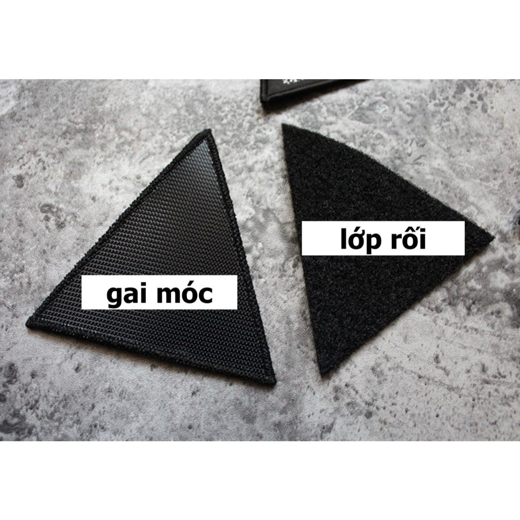 Patch_velcro thêu hình mắt thần dán ba lô quần áo