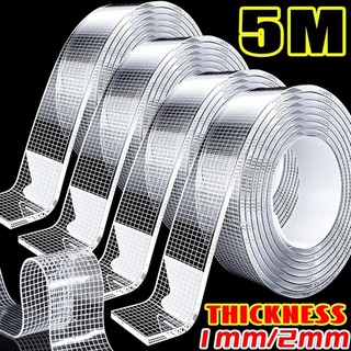 Keo dán hai mặt siêu cứng ROOMYCO, Băng dính lưới có thể tháo rời 1 / 2mm, Dải băng không dấu vết được nâng cấp chống thấm nước