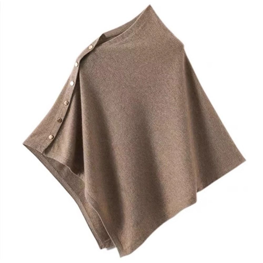 Khăn choàng SEYAWSON Pashmina poncho dày dệt kim, ấm áp phù hợp thời trang mùa thu đông