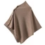 Khăn choàng ESSENCEH Pashmina, Poncho dày dệt kim ấm áp không đều ấm áp, dày có nút đeo vai thường ngày mùa thu đông