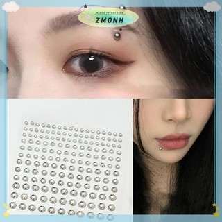 ZMONH Miếng Dán Giả Mũi Stud Tự Dính Kim Cương Giả Không Xuyên Mắt Tai Mặt Trang Sức Cơ Thể Cho Nữ Miếng Dán Pha Lê