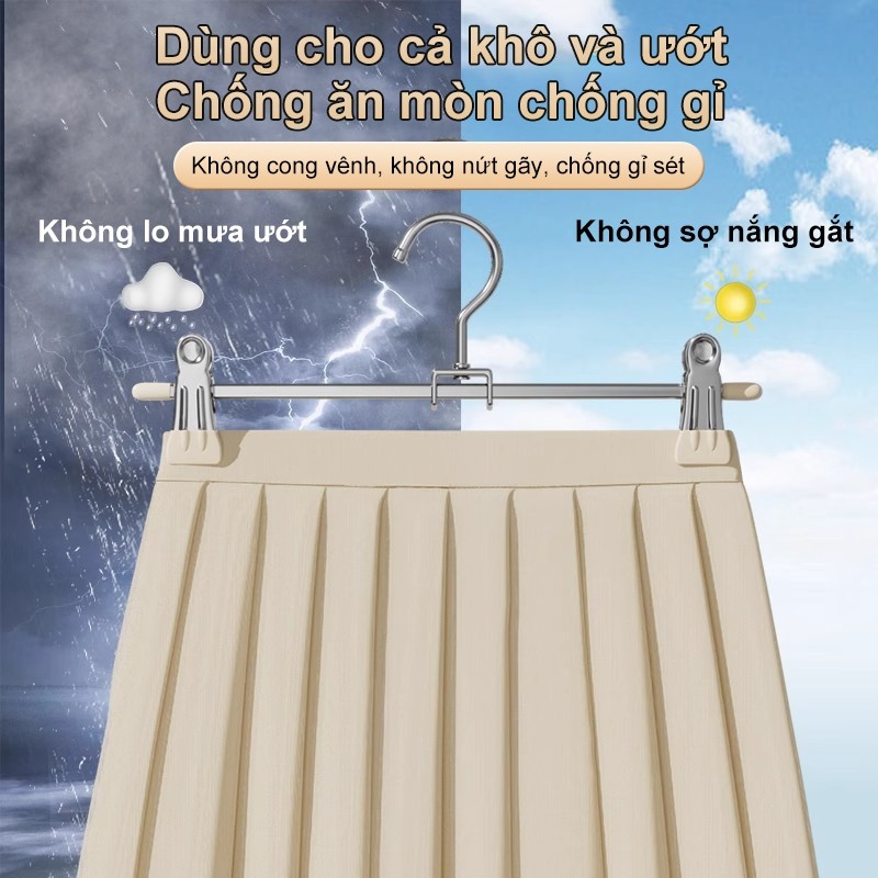 𝐎𝐥𝐢𝐟𝐞 Móc Áo Cấu trúc dày Treo Áo Dùng cho cả khô và ướt Đồ móc phơi đồ Có thể trượt điều chỉnh loại chống trượt
