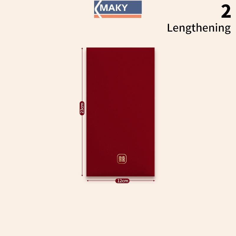 Onetimingcool 6 Cái / gói Phong Bì Đỏ Trung Quốc Năm Mới Lễ Hội Mùa Xuân Trẻ Em Phong Bì Tiền May Mắn Gói Màu Đỏ Quà Tặng Phong Bì Túi Đỏ VN