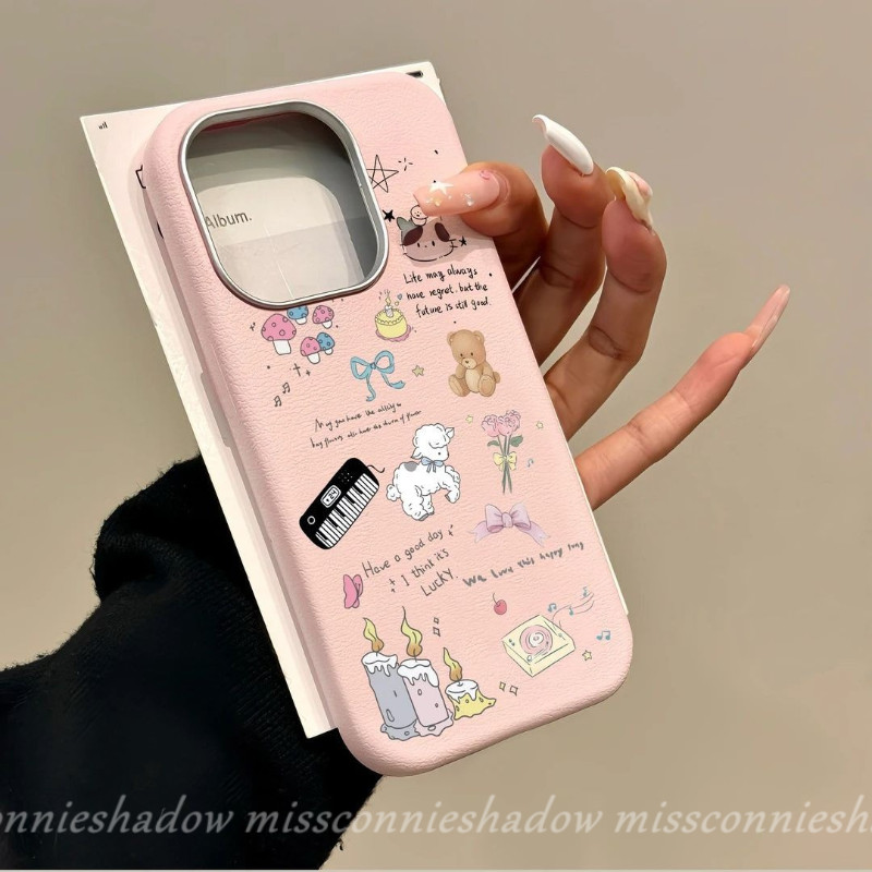 Dành Cho Samsung A36 A32 A55 A06 A04s A05 A14 A15 A56 A26 A05s A16 A02s A12 A35 A50 A03s A03 A30s A20 A51 A11 A34 A31 A21s A53 A24 A22 A54 A30 A13 A33 A52 Vỏ Chó Con Gấu Nến Hoa