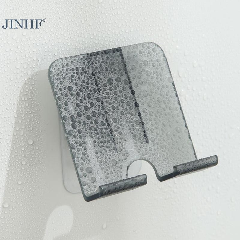 JINHF Chống Thấm Nước Đa Năng Điện Thoại Di Động Giá Đỡ Máy Tính Bảng Giá Đỡ Phòng Tắm Nhà Vệ Sinh Tường Đứng Cho Huawei HOT