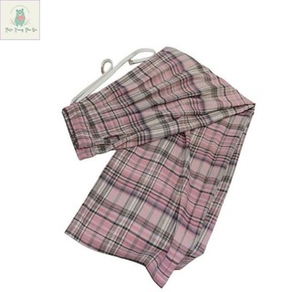 Sét Bộ Quần caro đỏ + mix áo phông form rộng -chữ AB--K