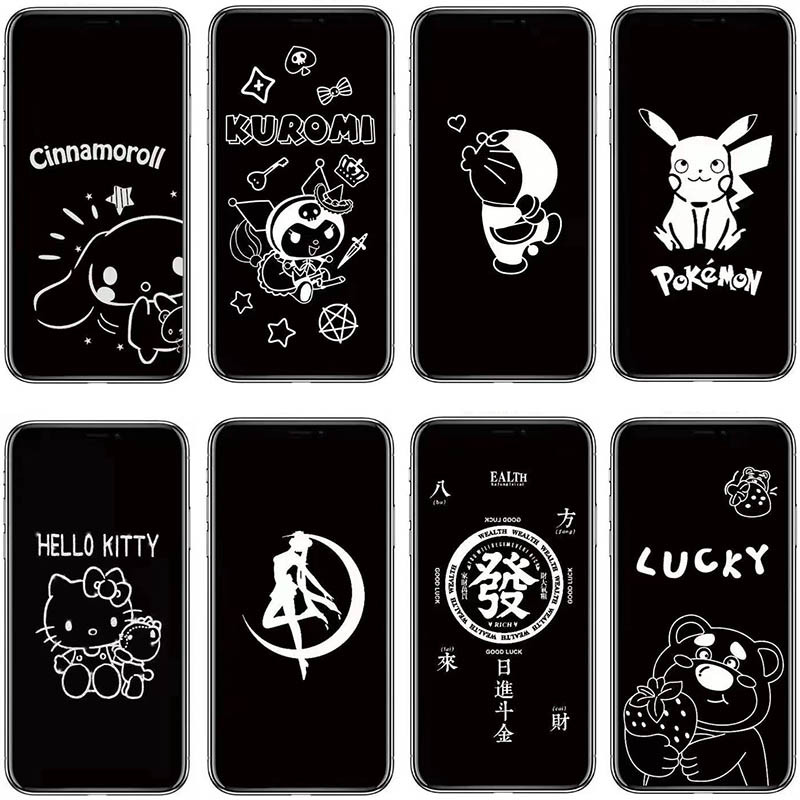 Phim Kính Cường Lực Cho iPhone 12 11 Pro max X XS XR xsmax Bảo Vệ Toàn Diện Hoạt Hình 6D Bóng Bảo Vệ Màn Hình 11PRO 11PROMAX 12PRO 12 PROMAX
