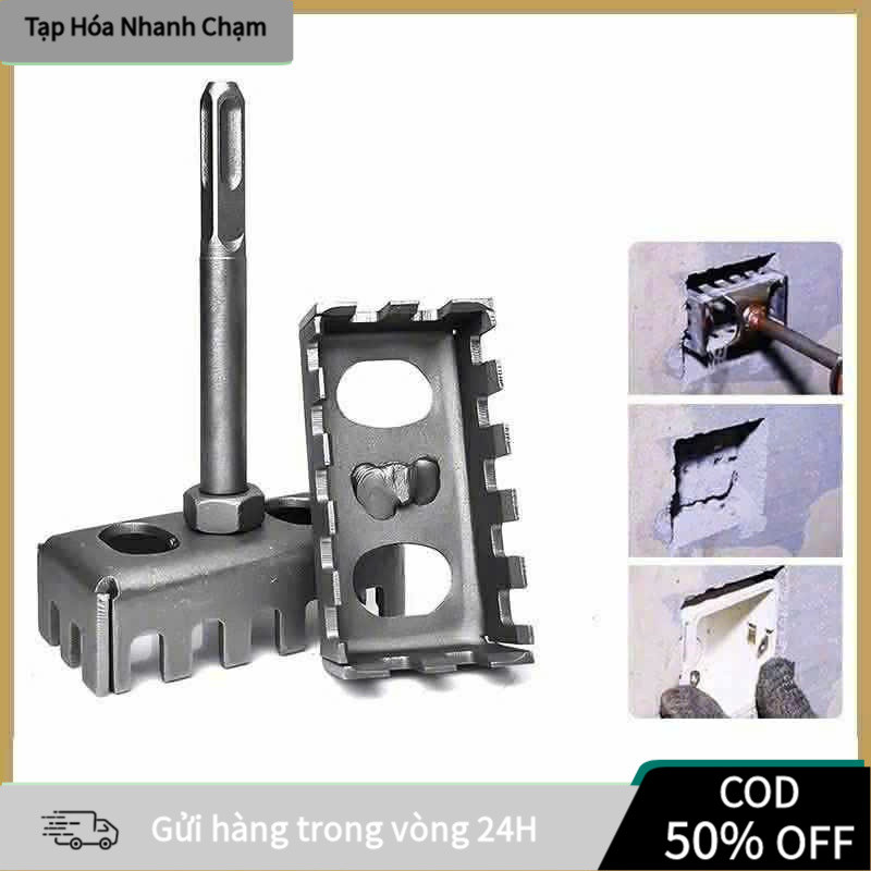 【COD】Bộ dụng cụ đục lỗ vuông cho phép thi công lắp đặt ổ điện âm tường một cách chuyên nghiệp và hiệu quả cao
