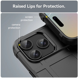 Dành Cho iPhone 17 17 17e 16e 16 15 14 13 Pro Max Air Plus Mini Silicone Chắc Chắn Lá Chắn Quân Sự Funda Trường Hợp Bảo Vệ