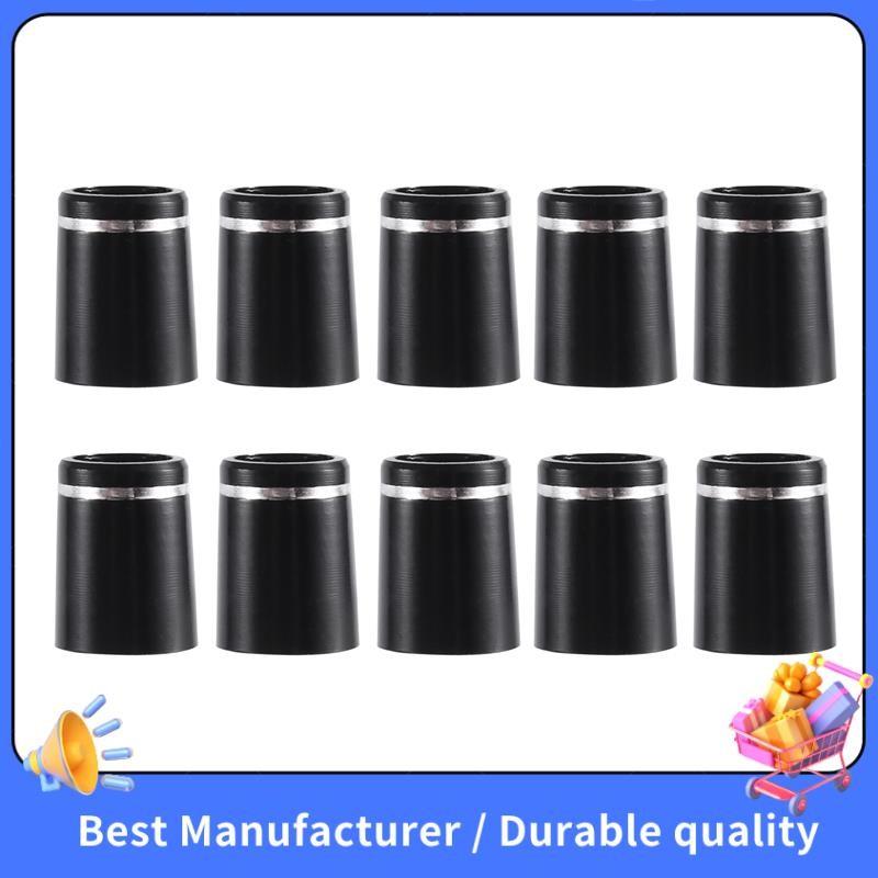 10 Chiếc Golf Ferrules 8.5X16X12.2MM Trục Tay Adapter Thiết Bị Thay Thế Golf Ferrules