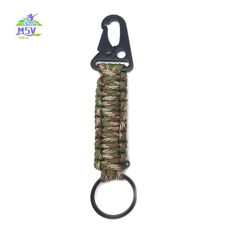 Móc khóa Carabiner kẹp Paracord - Phụ kiện tiện lợi cho câu cá và cắm trại