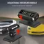 LACYESUK TPMS, Hệ thống giám sát áp suất lốp sạc USB năng lượng mặt trời, Chế độ báo động cảnh báo nhiệt độ Màn hình kỹ thuật số chống nước TPMS không dây Bảo mật lái xe