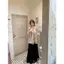 Thiết kế phong cách ngọt ngào Áo Vest ống phù hợp cho nữ mùa hè Slimer Look Niche Chic Top