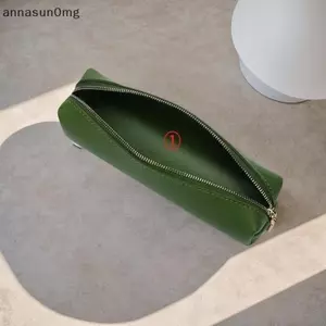 AA Thời Trang Da PU Túi Đựng Bút Nước Chống Bụi Bẩn Túi Bảo Quản Dung Tích Lớn Hộp Đựng Bút Chì Đơn Giản Văn Phòng Phẩm Hộp VN