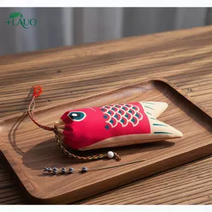 Springevenstar Koi Cá chép Túi phước lành Mặt dây chuyền Hanfu Trang trí Quà tặng tốt nghiệp Túi Luy Túi đựng đồ trang sức Túi cá chép Koi Túi phước lành Ví đựng tiền xu Springevenstar