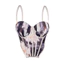 Áo Corset xương cá in hình xuyên biên giới Bán chạy Áo yếm Slim-fit Slimmer Look Tube Top Summer Ngực Pad