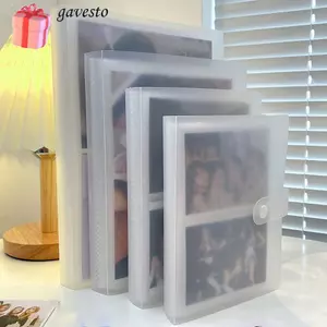 GAVESTO 1 Cái Album Ảnh, Trong Suốt Thu Thập Sách Hình Thẻ, 80 / 160 Khe 3 / 4 / 5 / 6 / 7 Inch PVC Photocard Chủ Thần Tượng Ngôi Sao