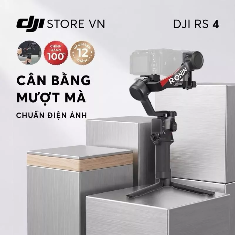 DJI RS 4 - Tay Cầm Gimbal Chống Rung Chuyên Nghiệp