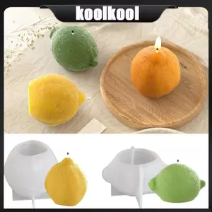 Kool Khuôn Silicon Linh Hoạt Để Thủ Công 3D Hình Chanh Xà Phòng Thơm Làm Socola Nhựa Dính Trang Trí Khuôn