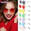 Kính râm tròn BORAGETE Retro Hippie Party Eyewear