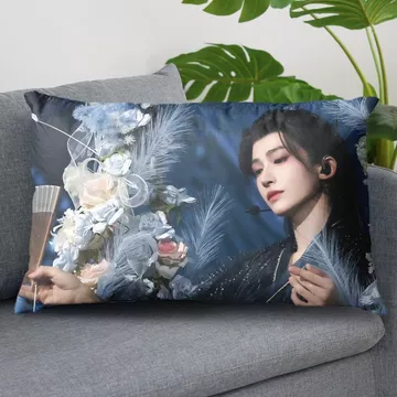 Ôm Gối Ngoại Vi Ngôi Sao Gối Gối Gối Bolster Liu Yu Hoạt Hình Hộ Gia Đình Phòng Hai Mặt Ký Túc Xá Vỏ Gối Lõi Gối Đầu Giường Sofa Đệm Đa Năng Gối 6.15 DD