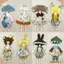 Quần áo búp bê BJD 16 ~ 17cm, Bộ đồ váy dễ thương đáng yêu, Quần áo thủ công chất lượng cao thời trang Phụ kiện búp bê DIY cho OB11, 1 / 12 Bjd