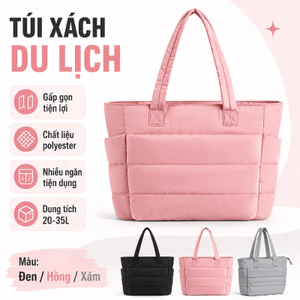 Túi Xách Cỡ Lớn 20L,Nhiều Ngăn Tiện Lợi,Có Thể Gập Lại,Dùng Đi Làm Đi Chơi Du Lịch