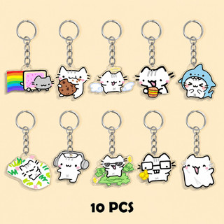 Funny Cat Character Keychain Student Gift Bag Women's Bag Cute Things Gift For Best Friends Wholesale Gifts Kitty