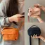 Túi vuông Macaron Nylon thời trang Túi vải nhẹ Túi đeo vai đa năng thông thường Túi điện thoại di động VN