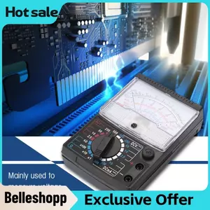 Belleshopp Đồng hồ vạn năng tương tự 18 bánh răng 21 con trỏ phạm vi AC DC Điện áp Volt mét và dụng cụ kiểm tra vạn năng