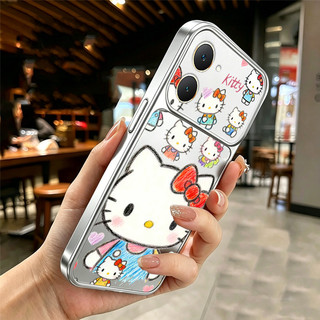 Ốp Lưng Cho redmi A7 Pro 4g POCO C85X X8 Pro max 5g Vỏ Điện Thoại Lo Âu Vỏ Mềm Silicon Chống Sốc Thiết Kế Mới Thẩm Mỹ Mèo kitty Mèo graffiti Cho Bé Gái DSCTY3