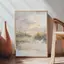 Trừu Tượng Lá Lòng Bàn Tay Thung Lũng Bãi Biển Phong Cảnh Poster Không Khung Tranh Canvas Trang Trí Tường Nhà Thanh Lịch