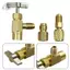 ADAPTERS 1 / 2\ "ACME LH 1 / 4\" SAE 3 Cái / bộ Phù Hợp Cho Phụ Kiện R12 R134a Thương Hiệu Mới"