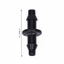 Bộ chuyển đổi ống thẳng YOLOGO 200 CÁI, Đầu nối ống 2 chiều chống rò rỉ 4 / 7mm, 2 chiều bền bỉ Nhẹ Dễ dàng lắp đặt Hệ thống phun nước vi mô lắp tưới vườn