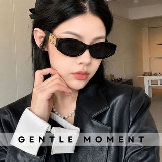 [KOL Live] Kính râm mắt mèo GENTLE MOMENT kính mát chống tia UV thời trang nam nữ phong cách sang trọng GMT374