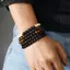 PNPIA- Vintage Phong Cách Bohemian Đính Hạt Vòng Tay Nam Nhiều Lớp Gỗ Đính Hạt Dừa Đính Hạt Dây Chuyền Trang Sức Phụ Kiện Quà Tặng