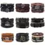 PNPIA- Vintage Phong Cách Bohemian Đính Hạt Vòng Tay Nam Nhiều Lớp Gỗ Đính Hạt Dừa Đính Hạt Dây Chuyền Trang Sức Phụ Kiện Quà Tặng