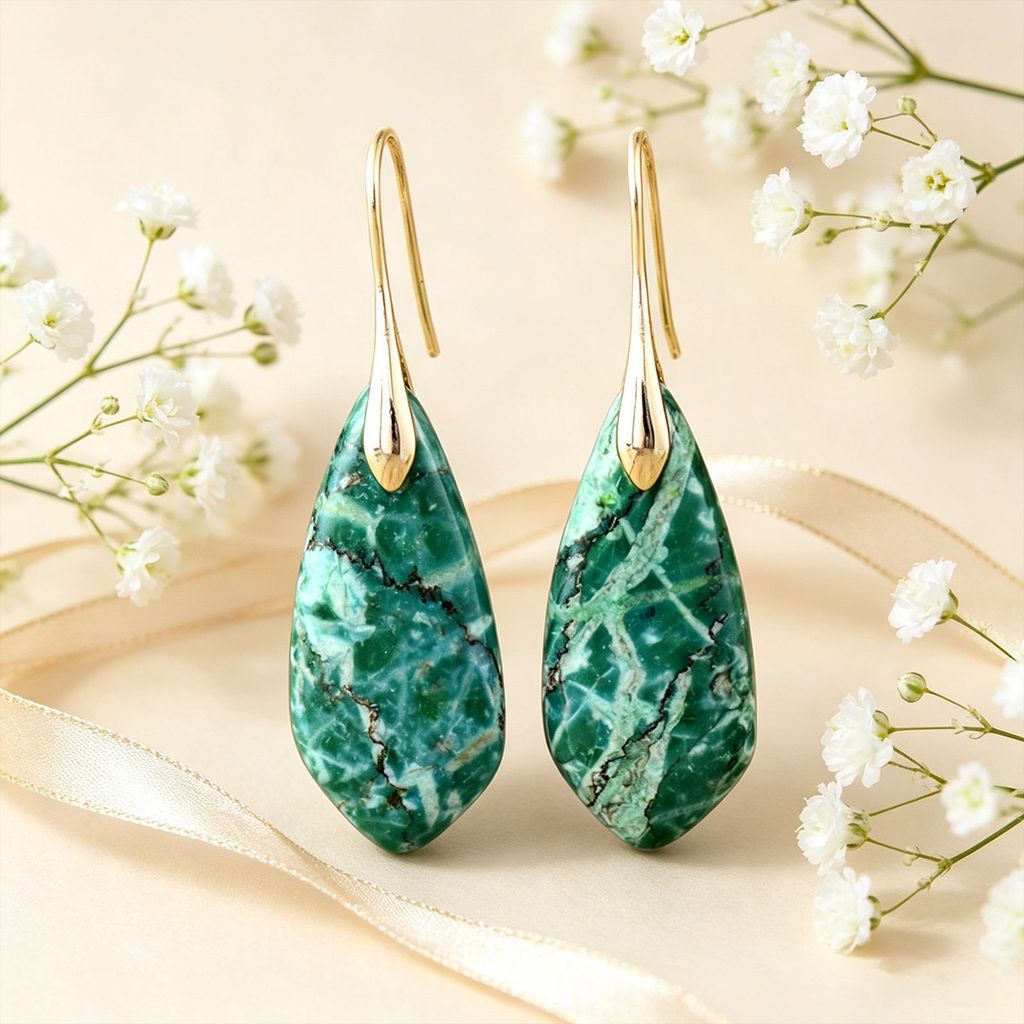 Bông tai mặt dây chuyền đa năng và thanh lịch phong cách Pháp mới