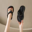 EVA Bên Ngoài Mặc Flip-Flops Nữ Mùa Hè Đế Mềm Màu Trơn Flip-Flops Giày Đi Biển 3QAE