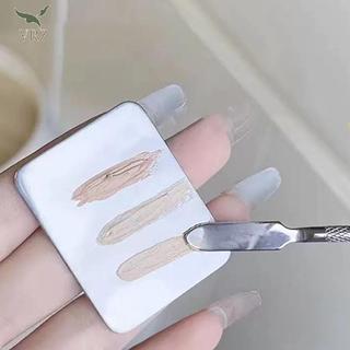 VRZ Kem Nền Trang Điểm Bàn Chải Trộn Bảng Thép Không Gỉ Kem Nền Lipsti Phấn Mắt Trộn Bảng Với Thìa Dụng Cụ Trang Điểm HOT