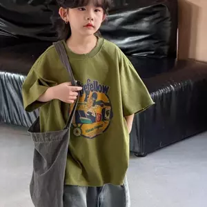 Bé Trai (100-160) Mùa Hè Phong Cách Mới Phiên Bản Hàn Quốc Tất Cả Trận Đấu In Hình Hoạt Hình Phong Cách Thường Ngày Thời Trang
