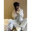 Milyfashion Lười Mỏng Chống Nắng Phiên Bản Hàn Quốc Áo Thun In Hình Mùa Hè Rời Dài Tay Top Y2K JSU4