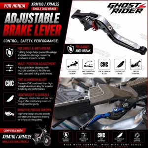 DÀNH CHO XE HONDA XRM110 XRM125 Cần Phanh Gấp Xe Máy Có Thể Điều Chỉnh Tay Cầm Tay Đòn Bẩy Phụ Kiện