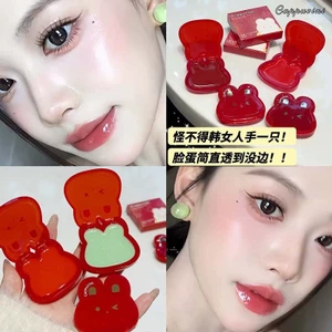 Phấn Má Hồng Dạng Kem JONBOS Thiết Kế Hình Thỏ Dễ Thương Đa Năng Làm Má Hồng Và Highlight Căng Bóng