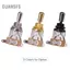 Guansfs Công tắc chuyển đổi ghi-ta thẳng ngắn Bộ chọn Pickup 3 chiều có mũ bằng đồng cho đàn guitar lý tưởng SG Electric (Đen)