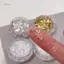PNPIA- 1mm Mini Ngôi Sao Lấp Lánh Móng Tay Lấp Lánh Lấp Lánh Pentagram Trang Trí Móng Tay Salon Thiết Kế Phụ Kiện Dễ Thương DIY Nail Art Design