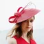 NICOLOO Rộng Vành Fascinator, Mũ Kentucky Thanh Lịch Phong Cách Băng Đô, Chống Nắng Xu Hướng Thoáng Khí Lưới Fascinator Nữ
